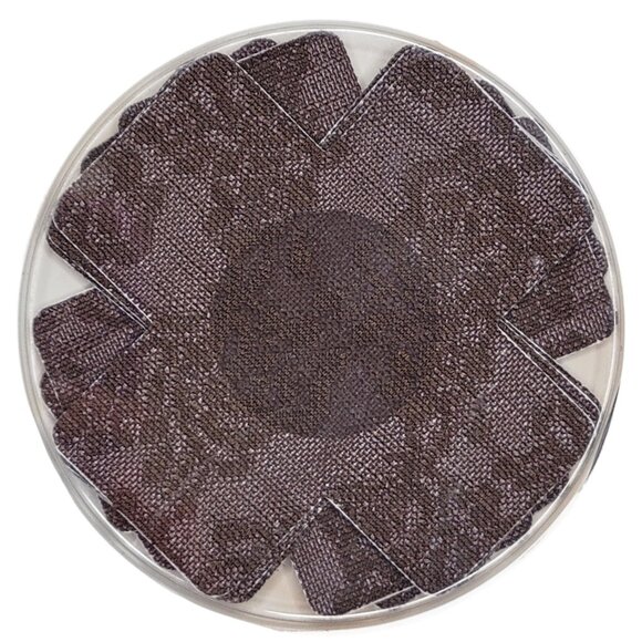 X Cross Shaped Self Adhesive Lace Pasties - Tan - Picture 4 of 6